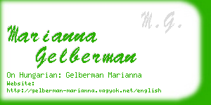 marianna gelberman business card